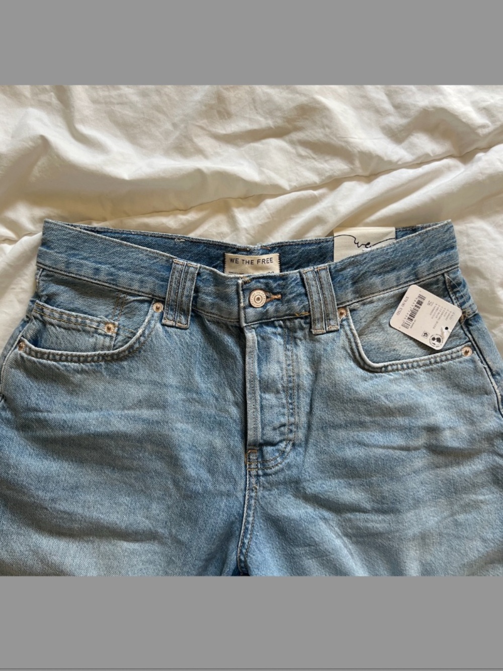 NWT Free People Montana Shorts Cowgirl Blues W 26 We The Free - Picture 5 of 14